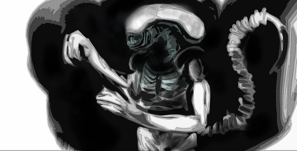 Abstract Alien Sketch by Neckshot on DeviantArt