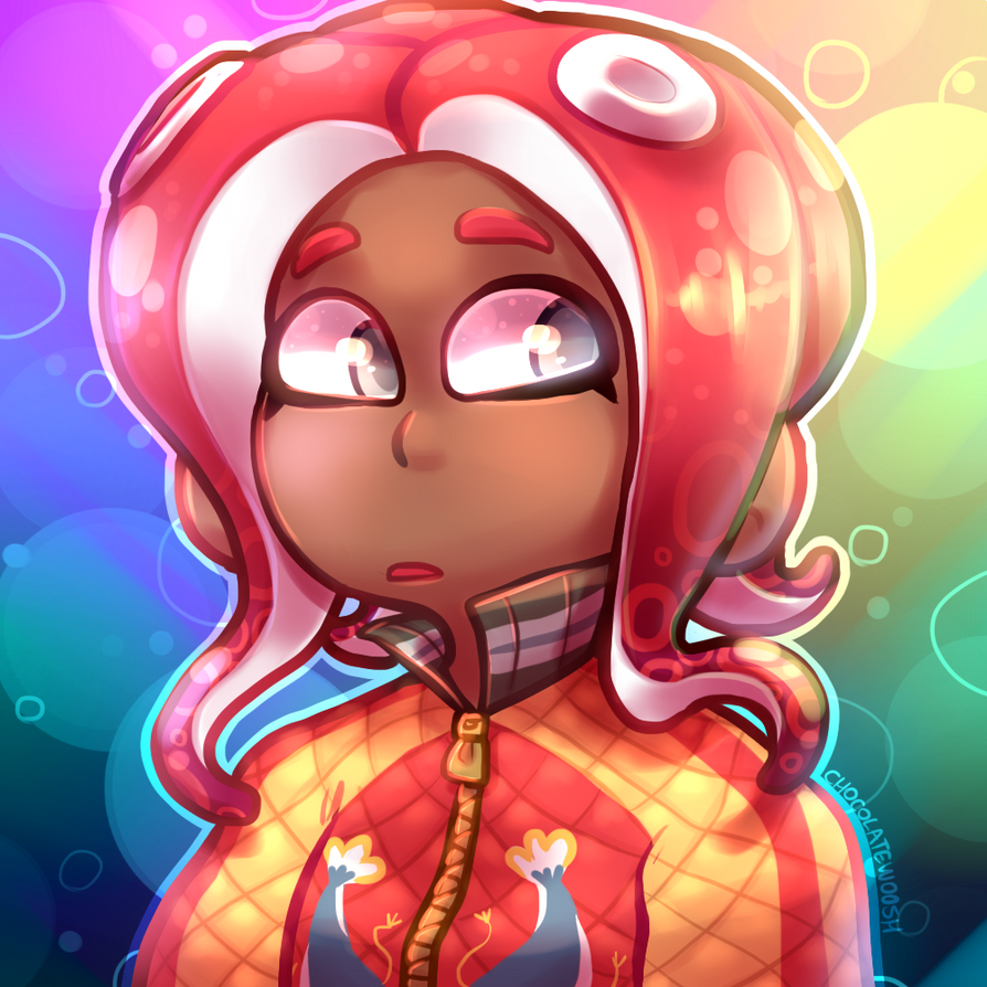 Colourful Octo Girl by Chocolatewoosh on DeviantArt