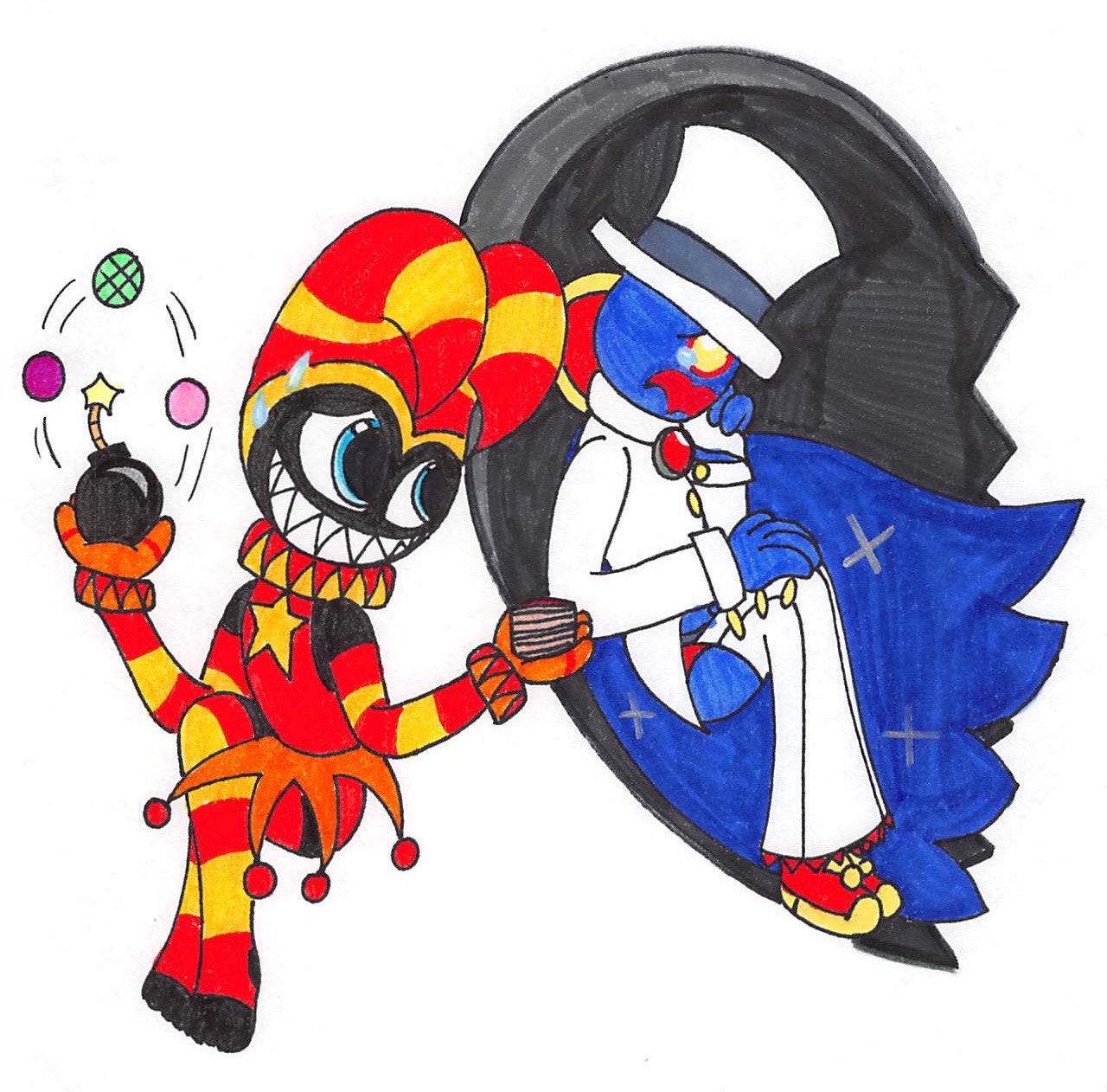 Jester Back Deviantart Art Trade~ A Jester's Struggle by StarryHeavenDragon on DeviantArt