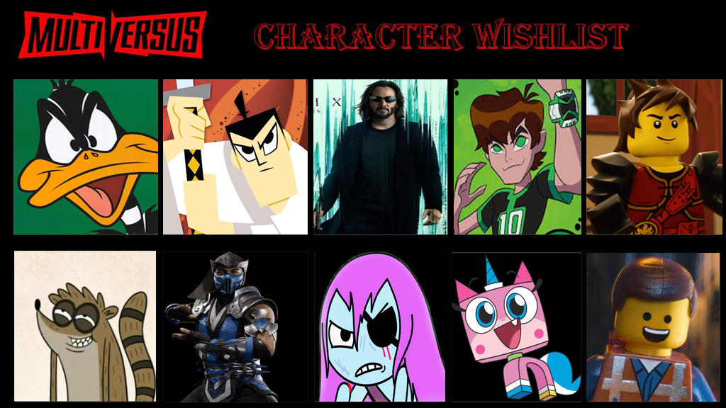 Multiversus Wishlist by kamenranger80 on DeviantArt