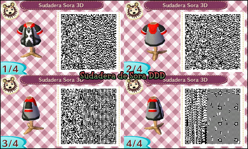 QR CODE ACNL Sudadera de Sora (Dream Drop)