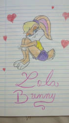 LOLA BUNNY (PRIMER DIBUJO)