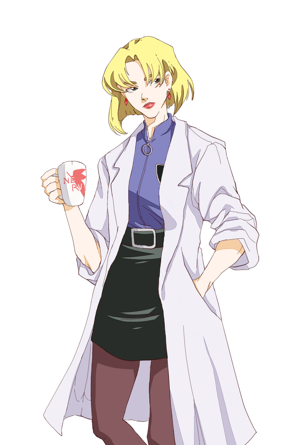 Buzzcut Ritsuko Ritsuko by delkas377 on DeviantArt