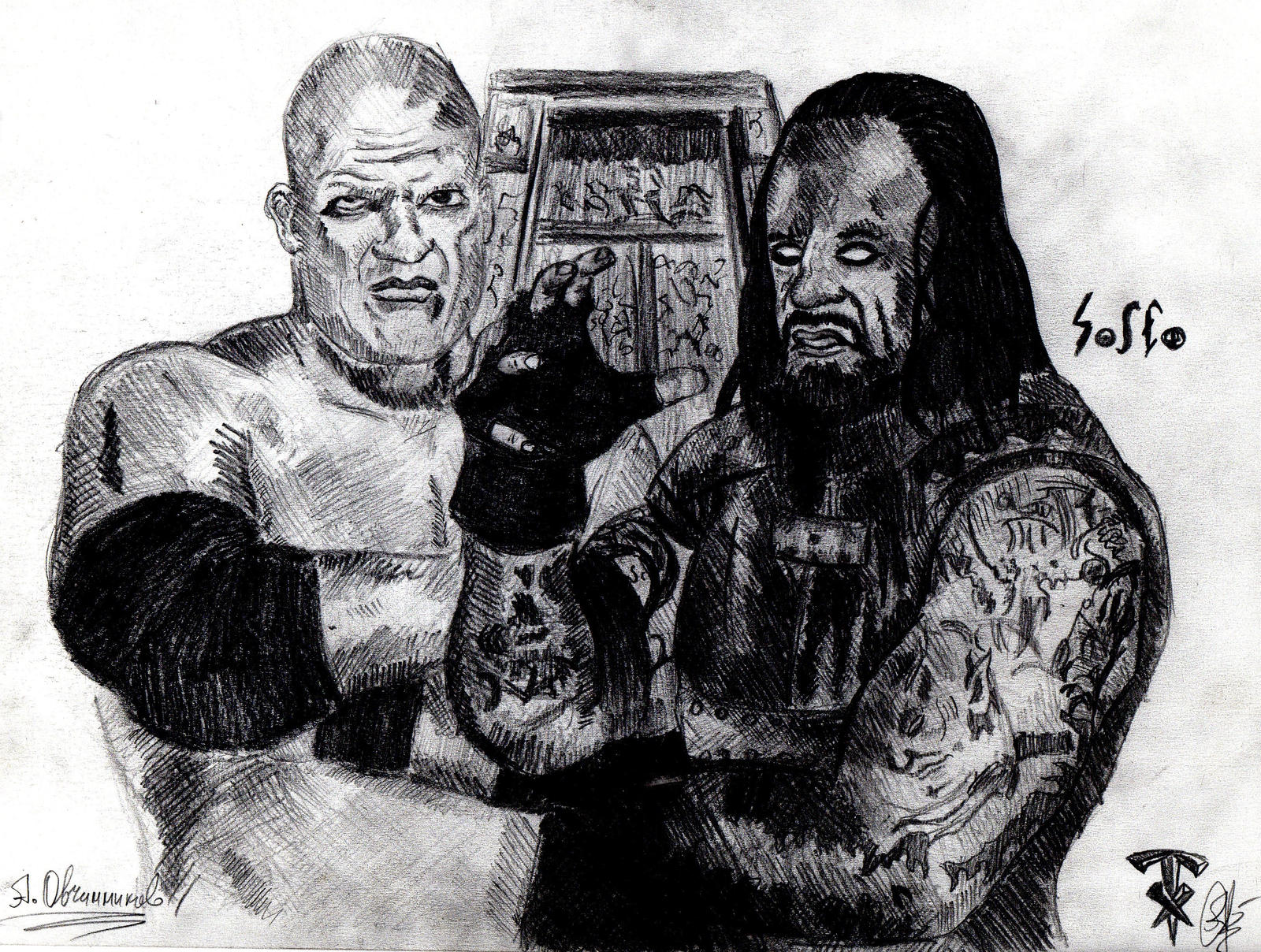 Kane And The Undertaker Brothers Of Destruction By Solfo12 On DeviantArt.