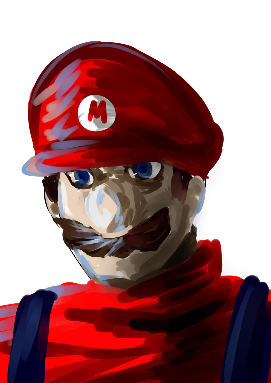 Mario Front Deviantart Mario by TheSupremeLordNinkir on DeviantArt