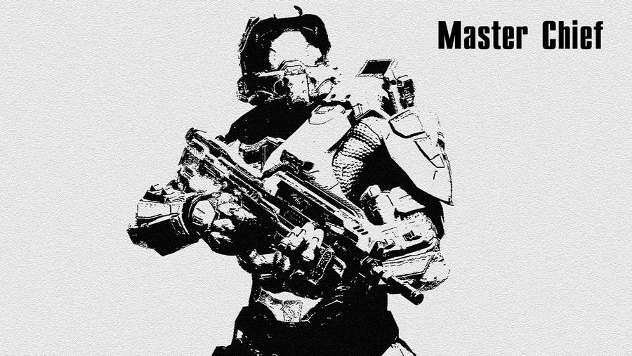 Master Chief Stencil By CrimsonAnchors On DeviantArt master-chief-stencil-by-crimsonanchors-on-deviantart
