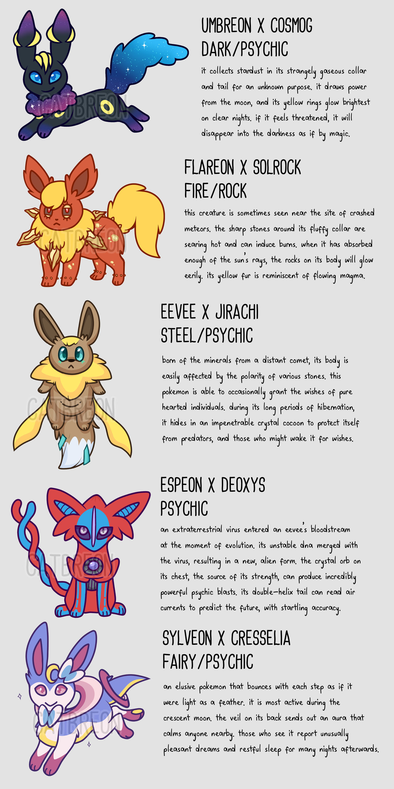 Pkmn Fusion Adoptables Batch 5 Spacevee Ed 3 5 By Catbreon On Deviantart