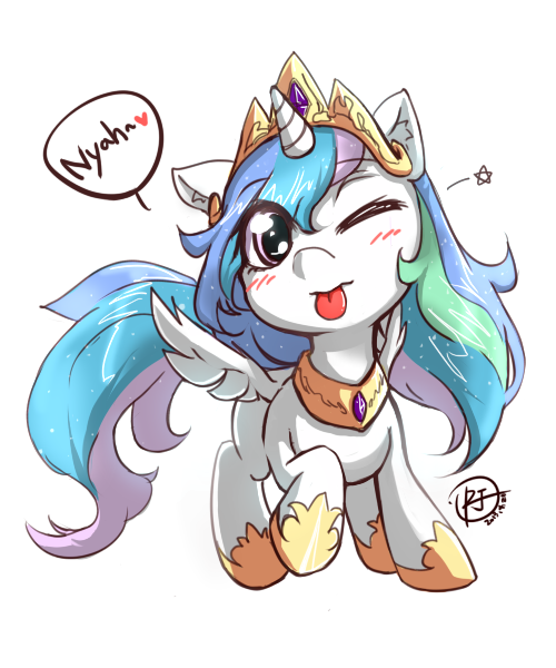 5. Princess Celestia(filly)