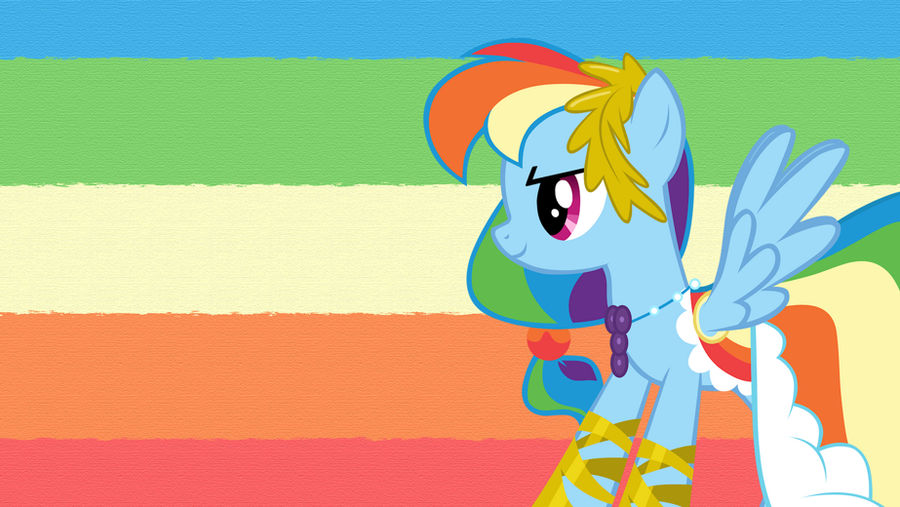 Rainbow Dash at the Gala