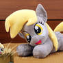 Derpy plush open mouth