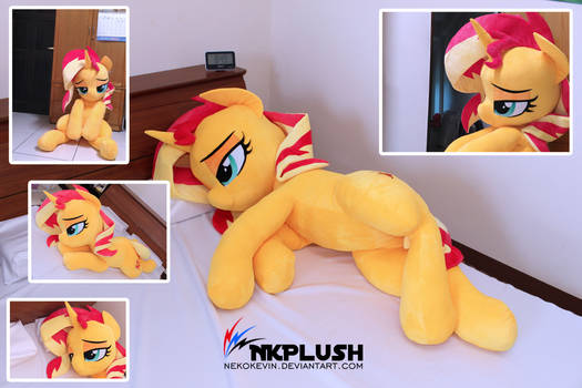 Sunset shimmer lifesize plush 2