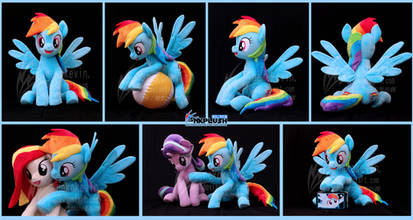 Rainbow Dash plush XL