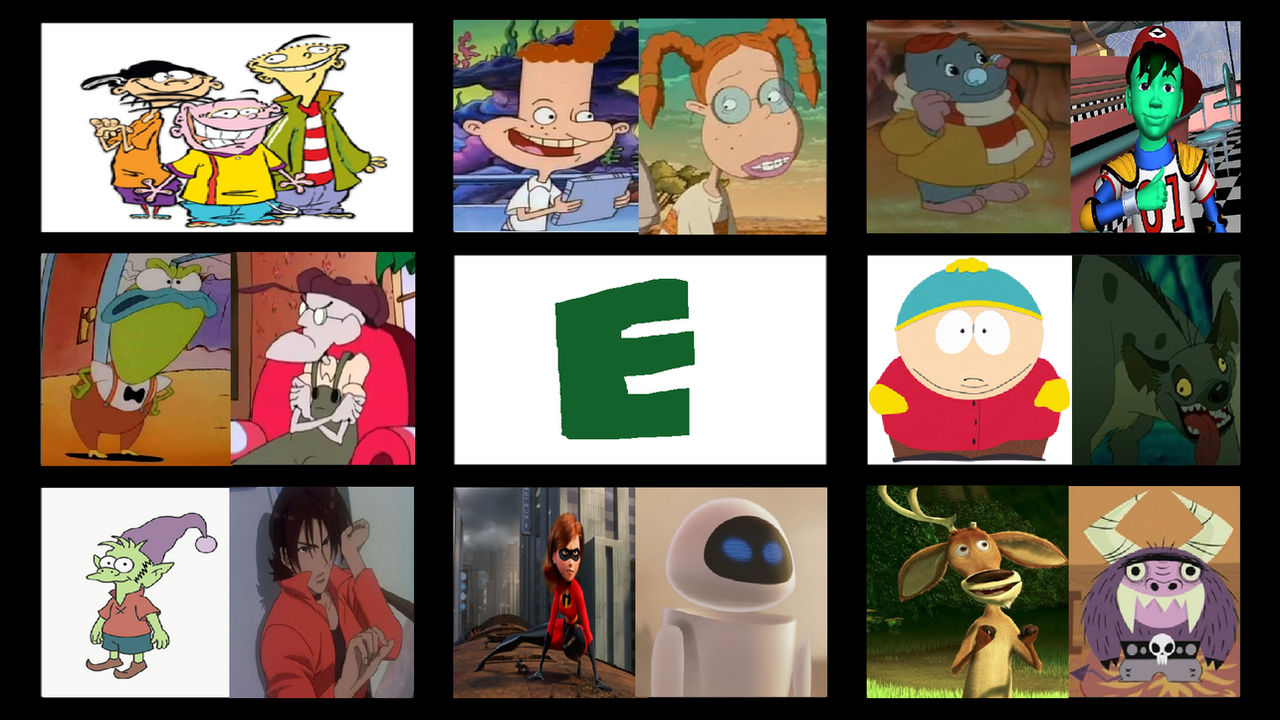 My Favorite Letter E Characters by PhotonCyberStar on DeviantArt