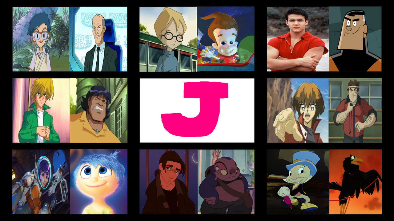Letter R J Characters My Favorite Letter J Characters by PhotonCyberStar on DeviantArt