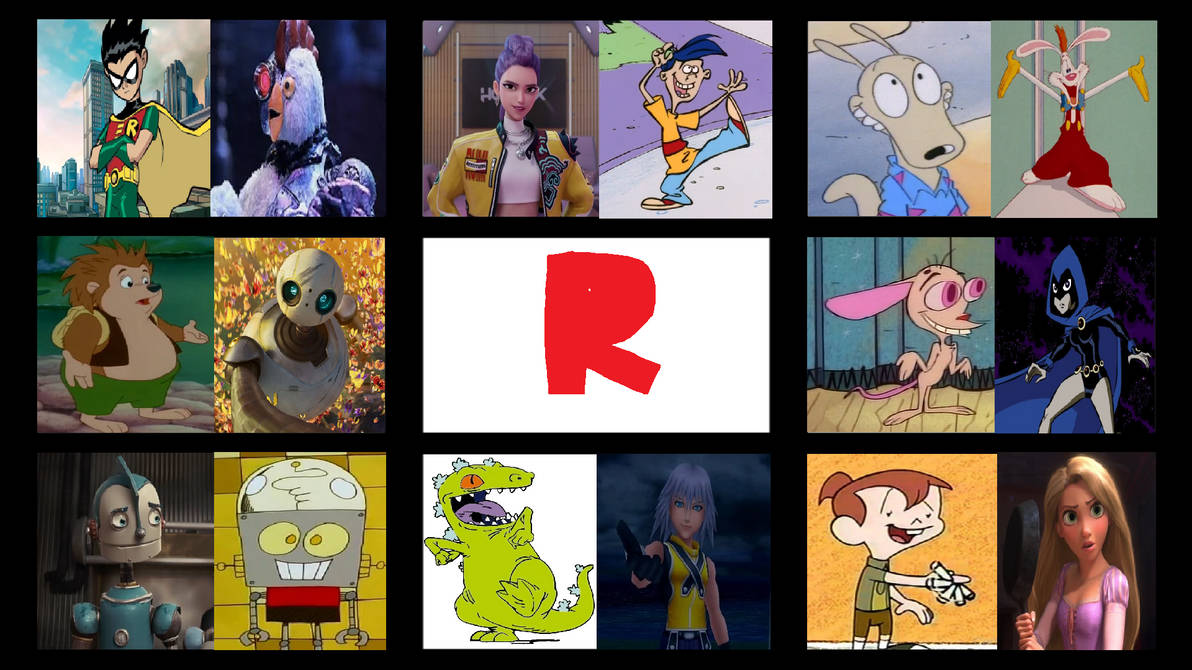Comic Character R My Favorite Letter R Characters by PhotonCyberStar on DeviantArt