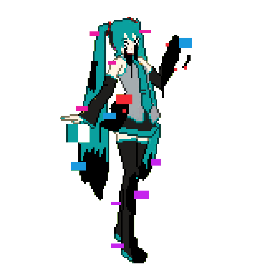 Corrupted Style Corrupted hatsune miku by shirogogo on DeviantArt