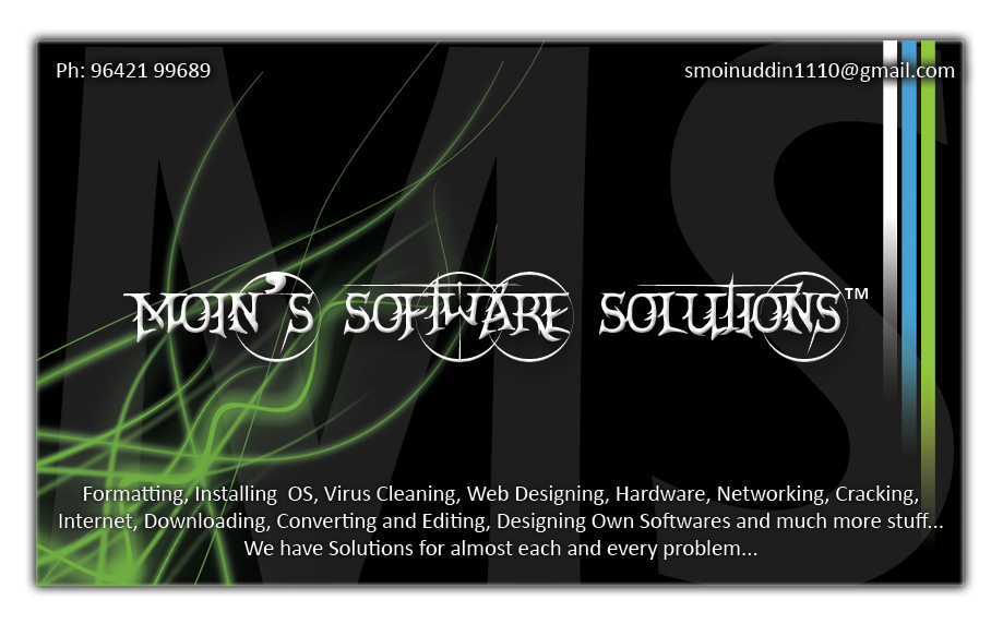 Moin's Business Card 5