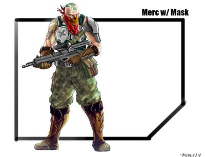 Masked Mercenary Concept