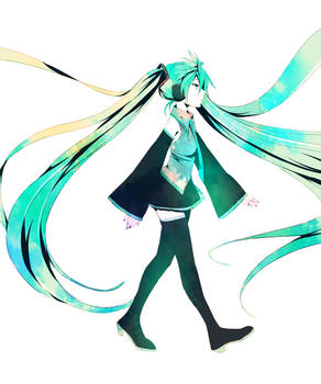 Walking with Miku