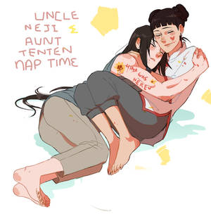 Aunt Tenten and Un---Aunt Neji lets be honest here