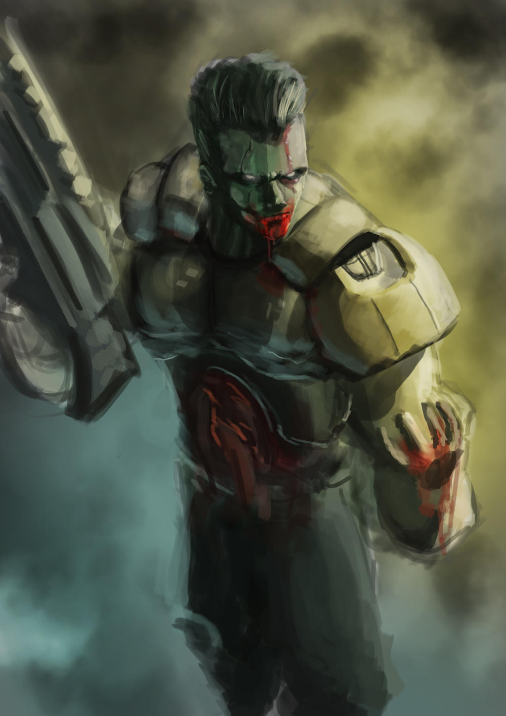 Random Doom Human Doom former human speed paint by Helios437 on DeviantArt