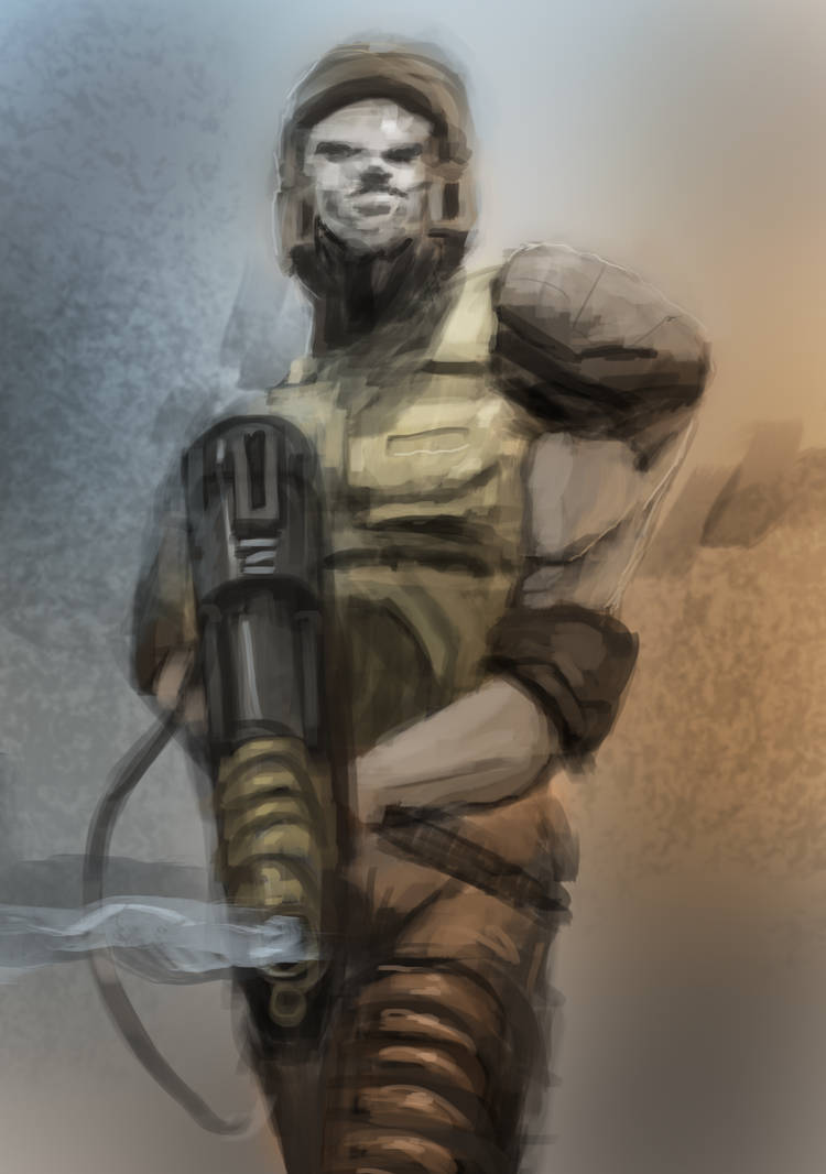 Quake Ranger Speedpaint by Helios437 on DeviantArt