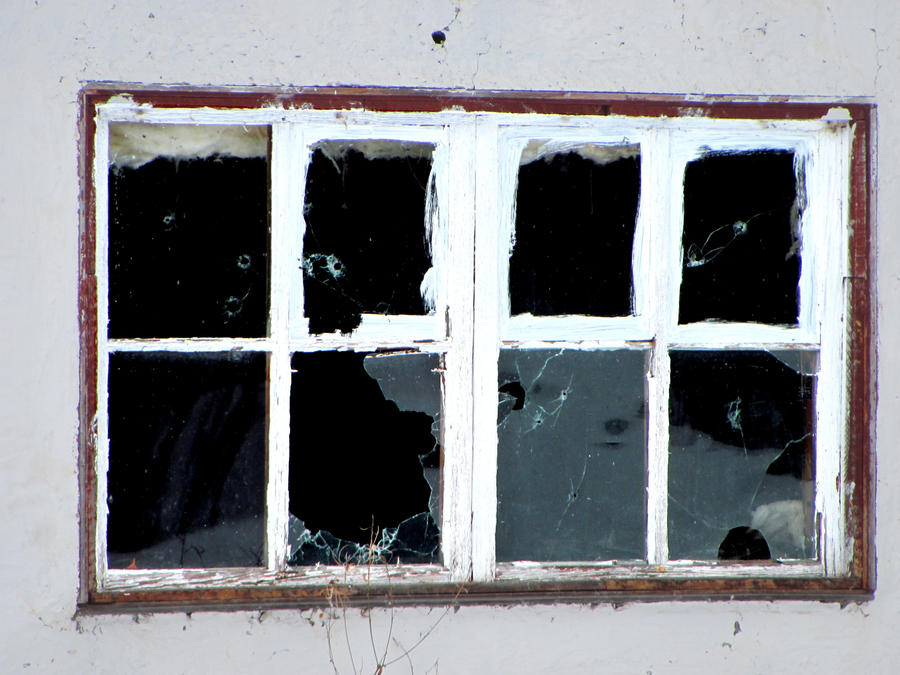 Broken Barn Window