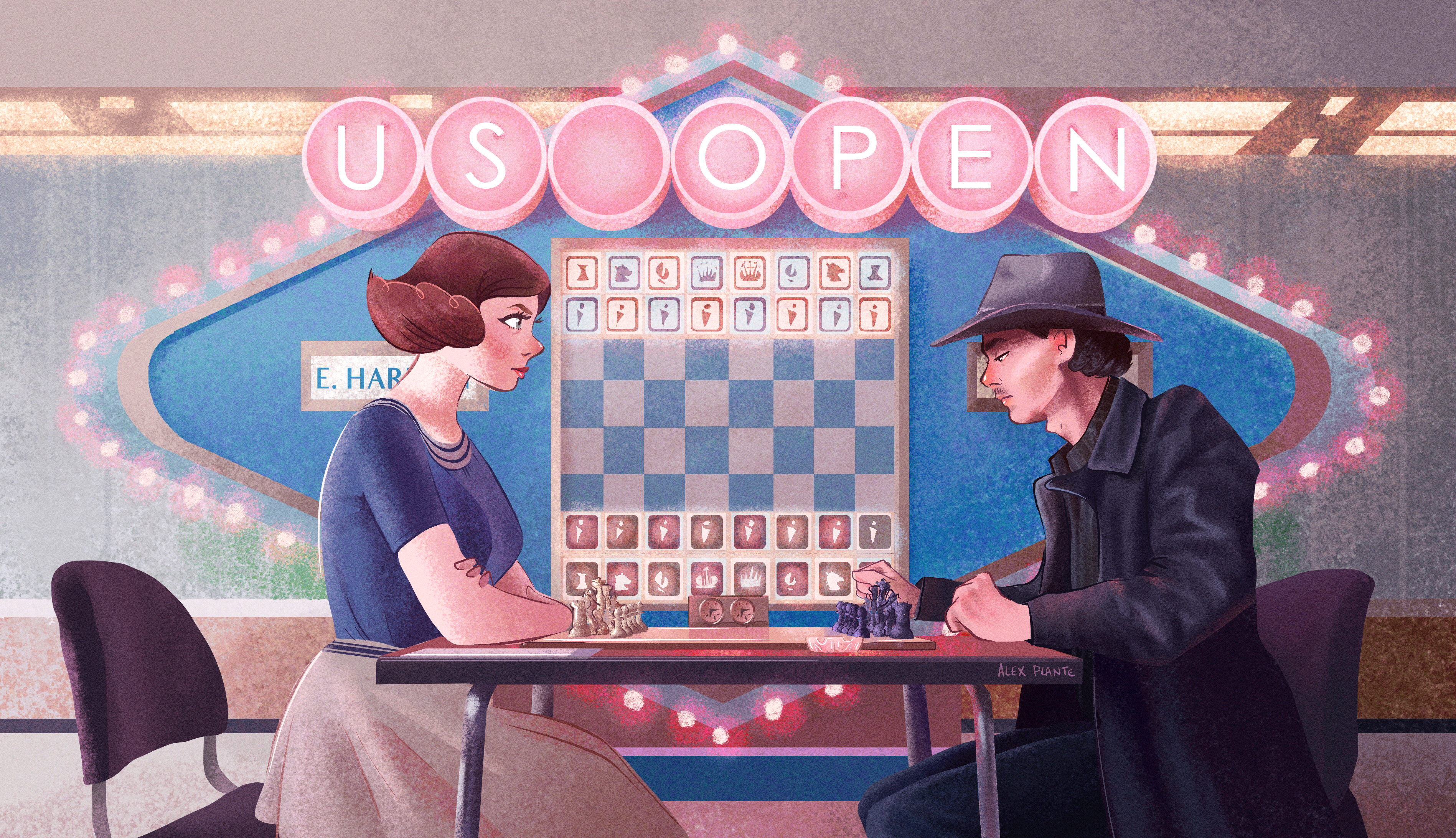 The Queens Gambit - US Open (bg art) by Alex-Plalex on DeviantArt