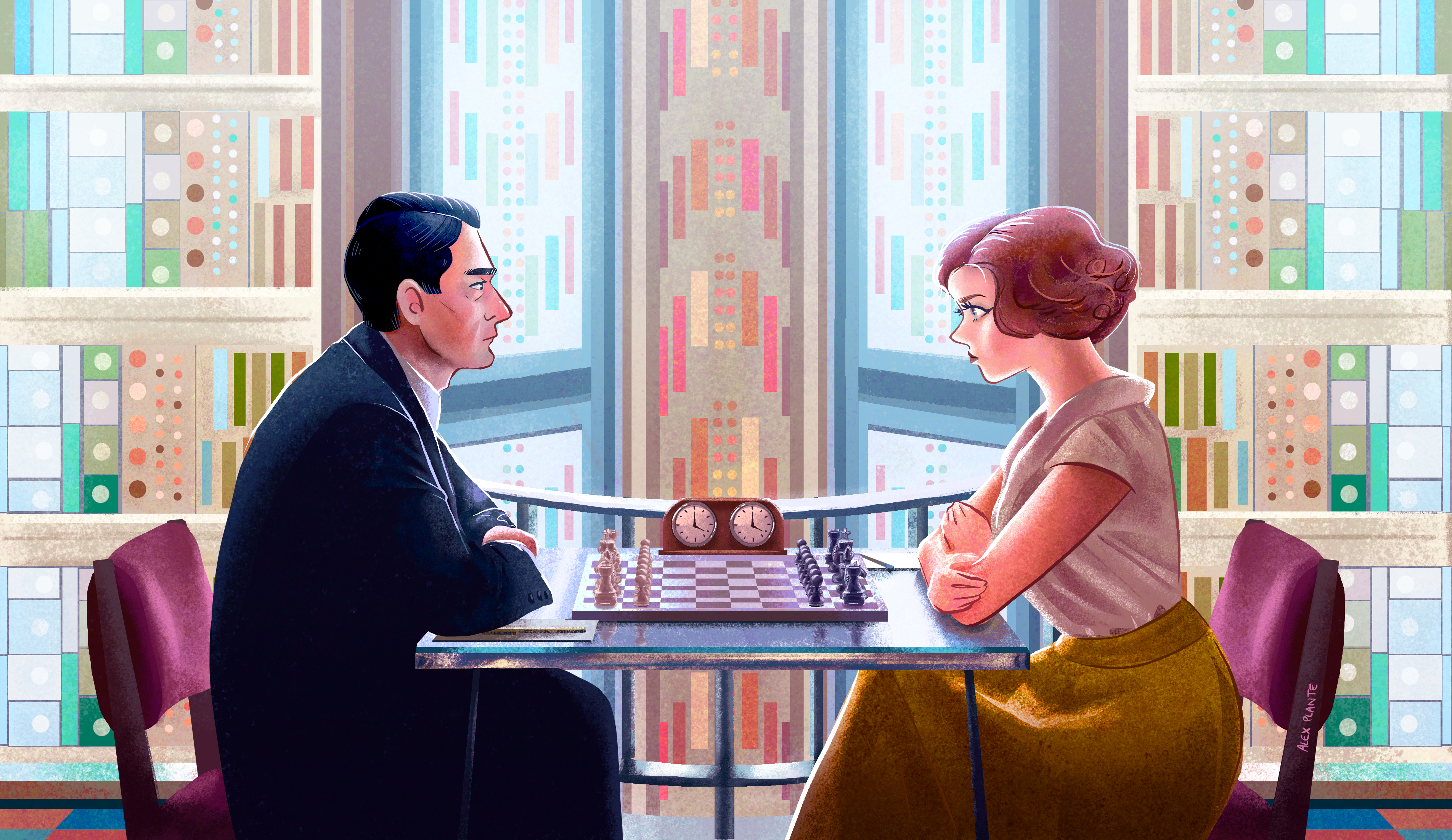 The Queens Gambit - US Open (bg art) by Alex-Plalex on DeviantArt