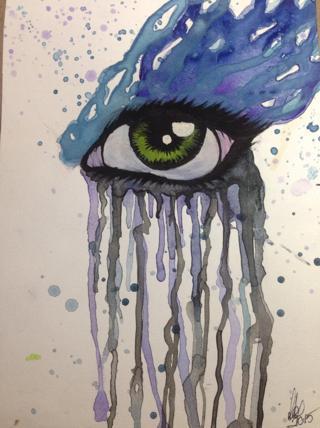Eye Exploting Exploding eye by Wonderland-Fairy on DeviantArt