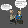 Zelda and old man body swap