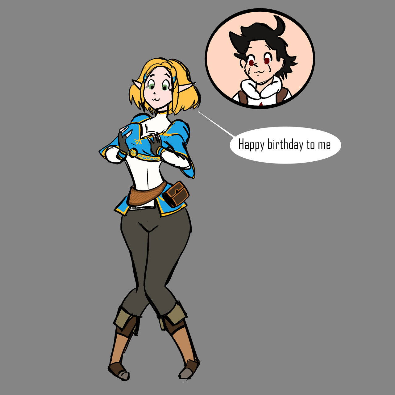Sheikah in Zelda's body