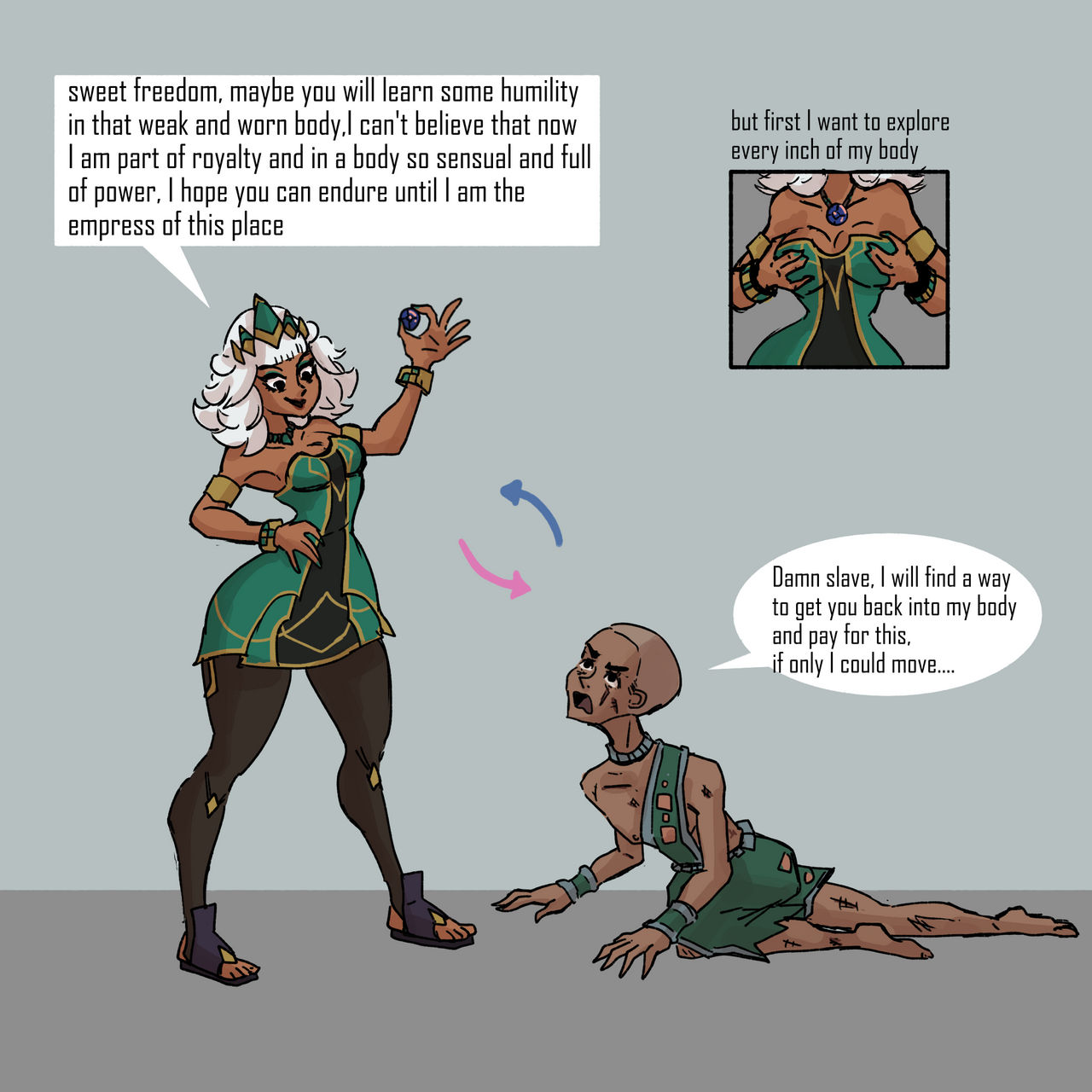 Qiyana Body swap