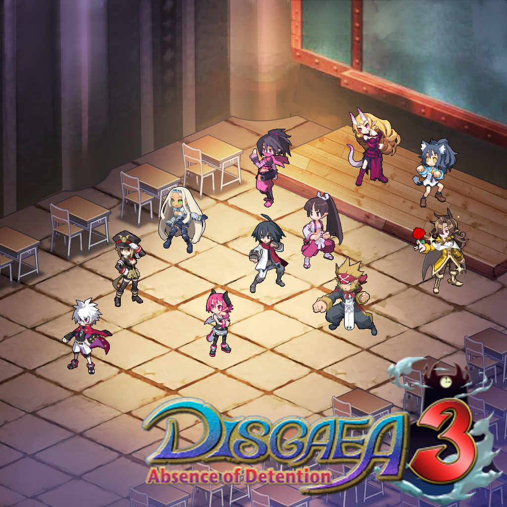Disgaea 3 Absence of Detention Poster by DemonstrateStudios on