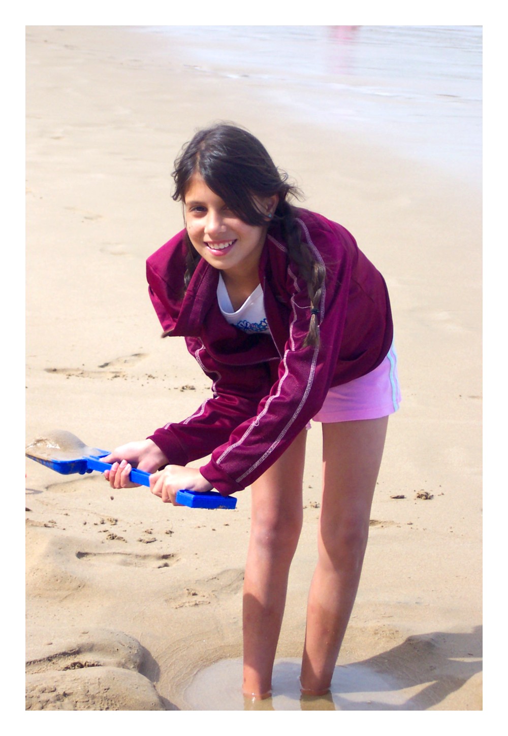 Bella on the beach