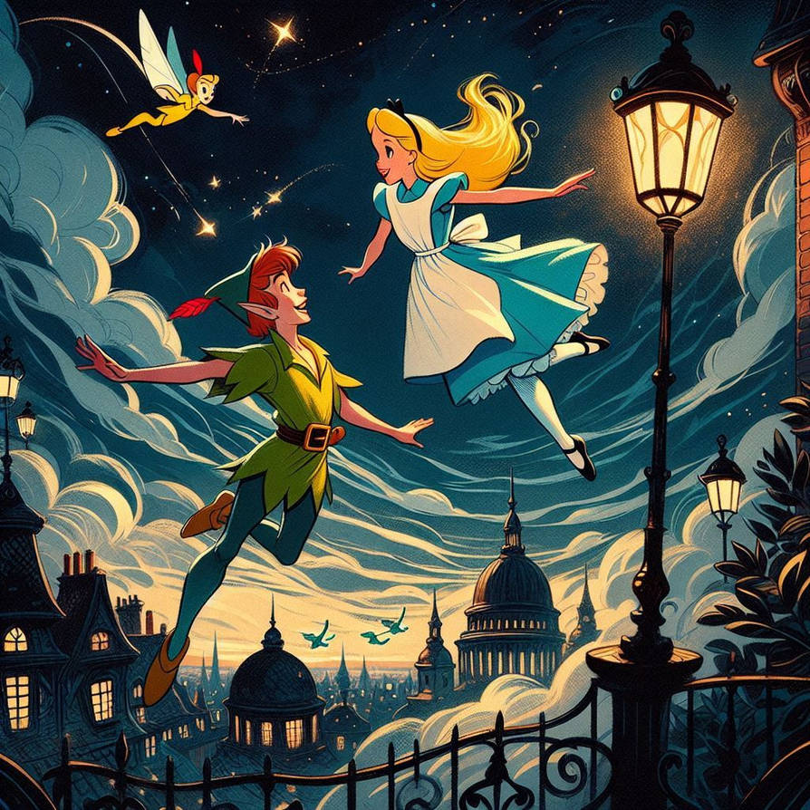 Alice Pan Peter Pan and Alice Together 6 by dAInnyboy90 on DeviantArt