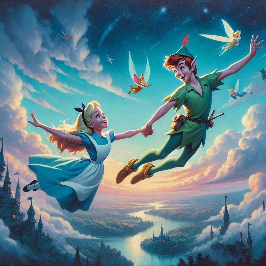 Alice Pan Peter Pan and Alice Together 14 by dAInnyboy90 on DeviantArt