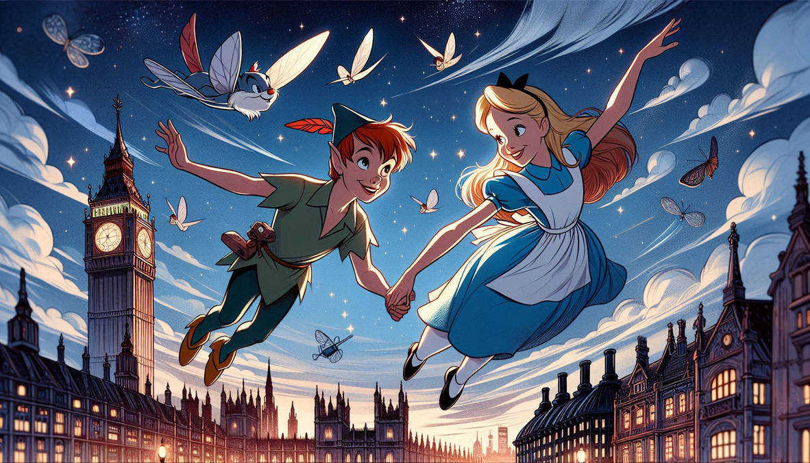 Alice Pan Peter Pan and Alice Together 24 by dAInnyboy90 on DeviantArt