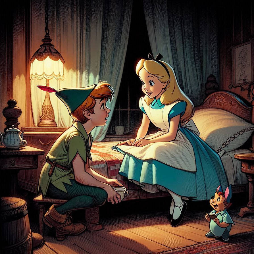 Alice Pan Peter Pan and Alice Together 69 by dAInnyboy90 on DeviantArt