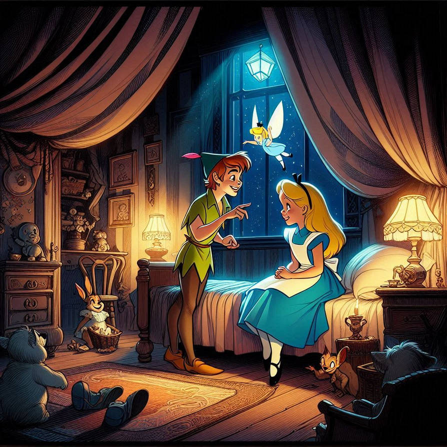 Alice Pan Peter Pan and Alice Together 74 by dAInnyboy90 on DeviantArt