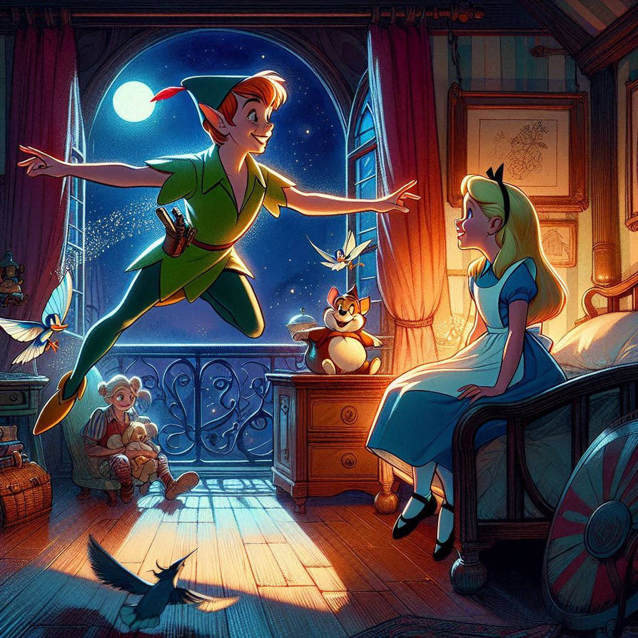Alice Pan Peter Pan and Alice Together 78 by dAInnyboy90 on DeviantArt