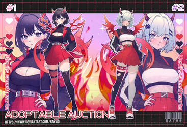 [CLOSED] Devil's Sweethearts | Adoptable Auction by RayW0