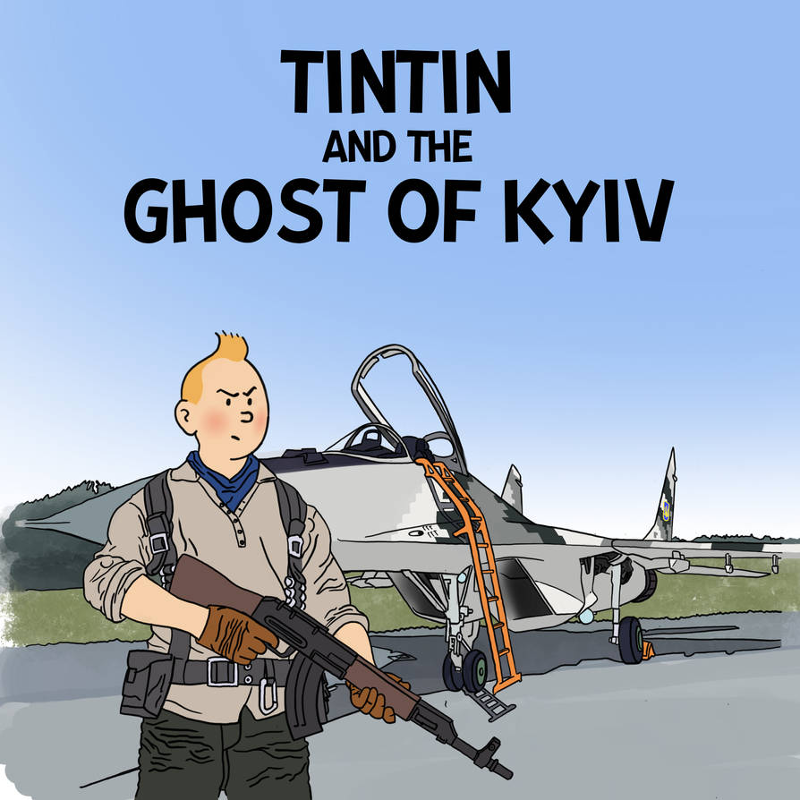 Tintin and the Ghost Of Kyiv by timiroquai on DeviantArt