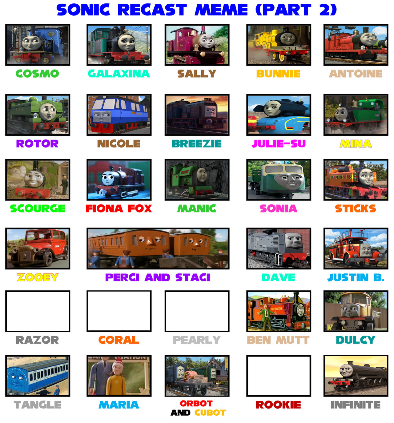 TAF Sonic The Hedgehog Recast Meme Part 2 by FredTheThomasFan on DeviantArt