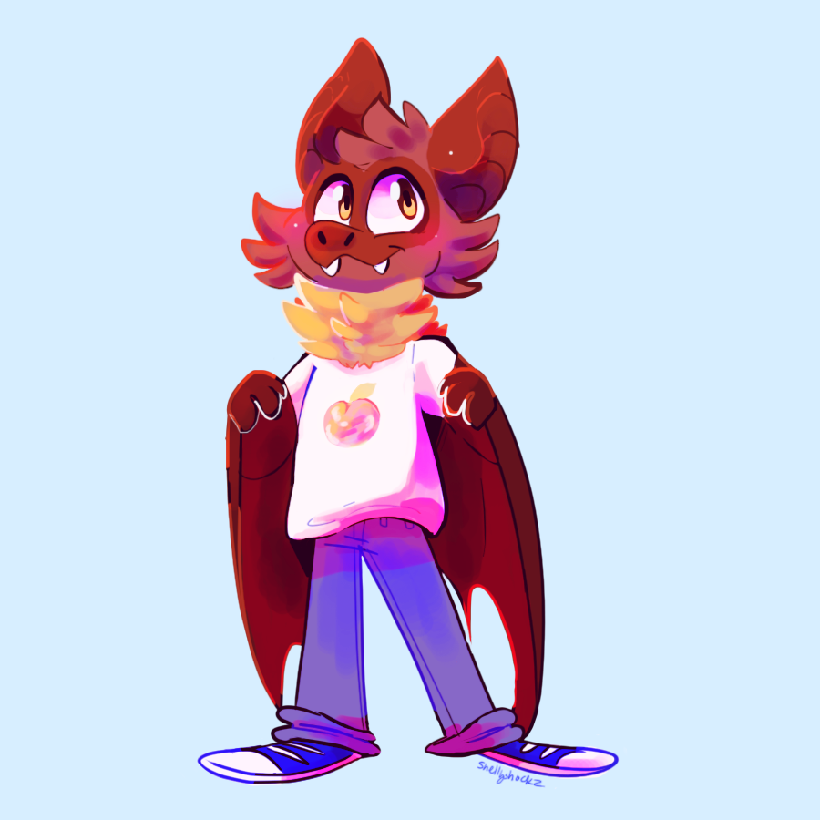 ::Shaded Commission:: Cute Bat