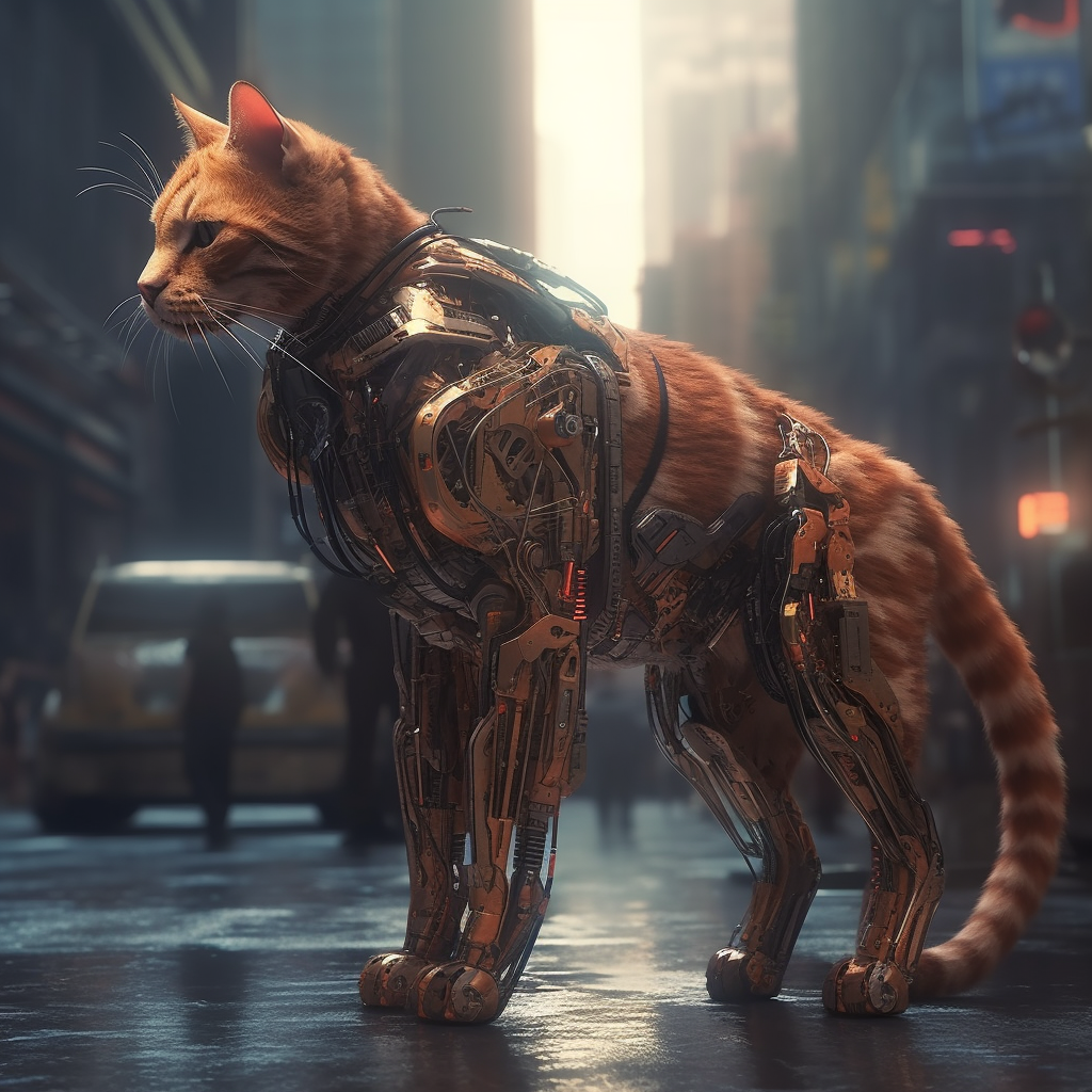 Alphanumeric Cat Characters Cyberpunk Cat - Alpha 02 by rezarinaldy on DeviantArt