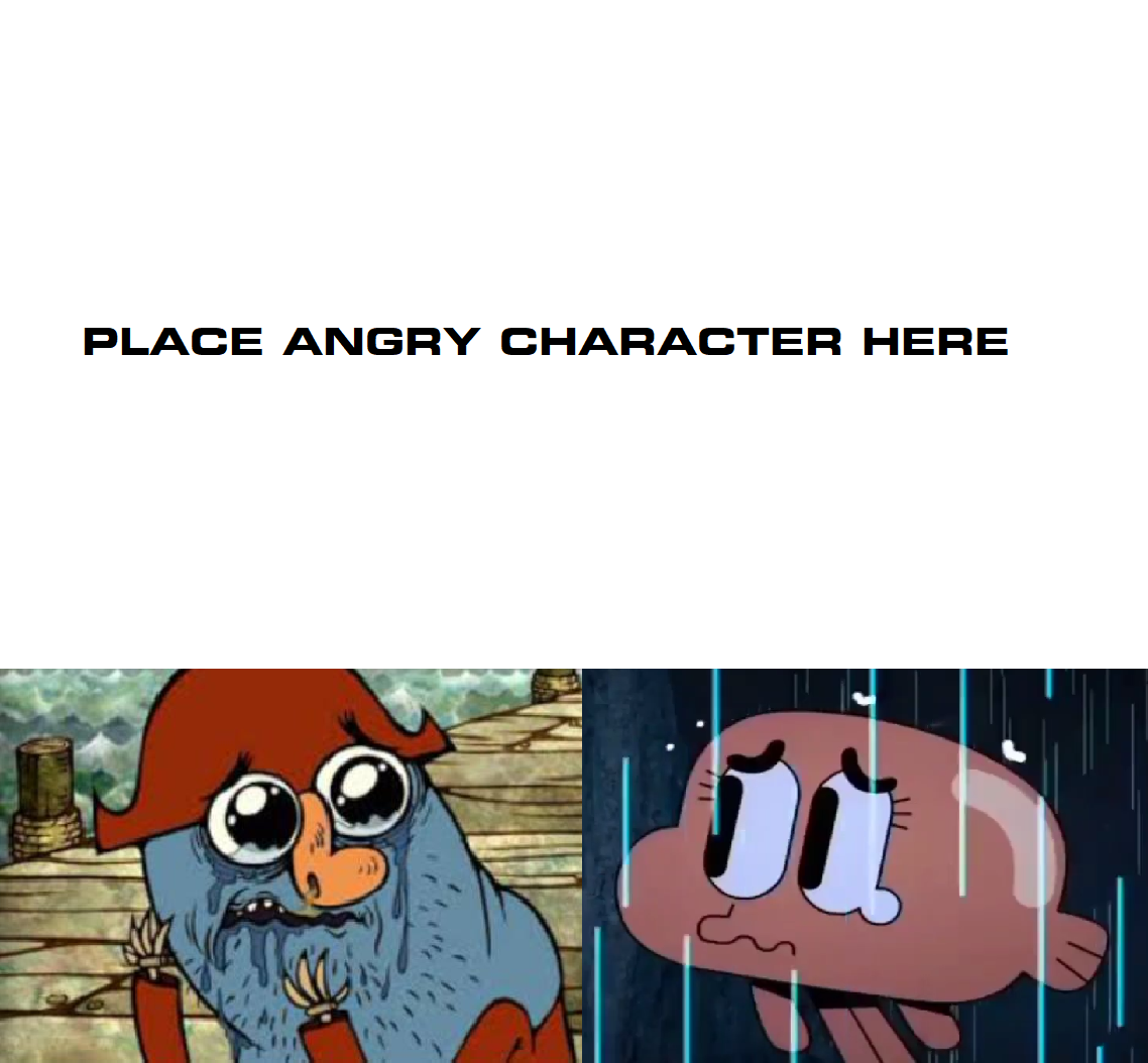 Angry Character at Captain K'nuckles And Darwin by BMSpongeBobFan2009 ...