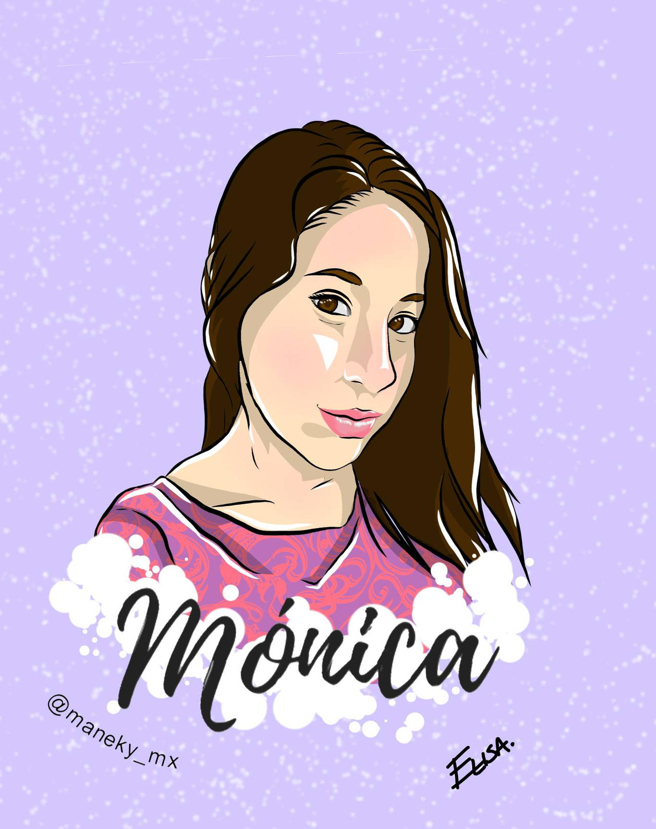 Mnica Portrait by ElisaArmy on DeviantArt