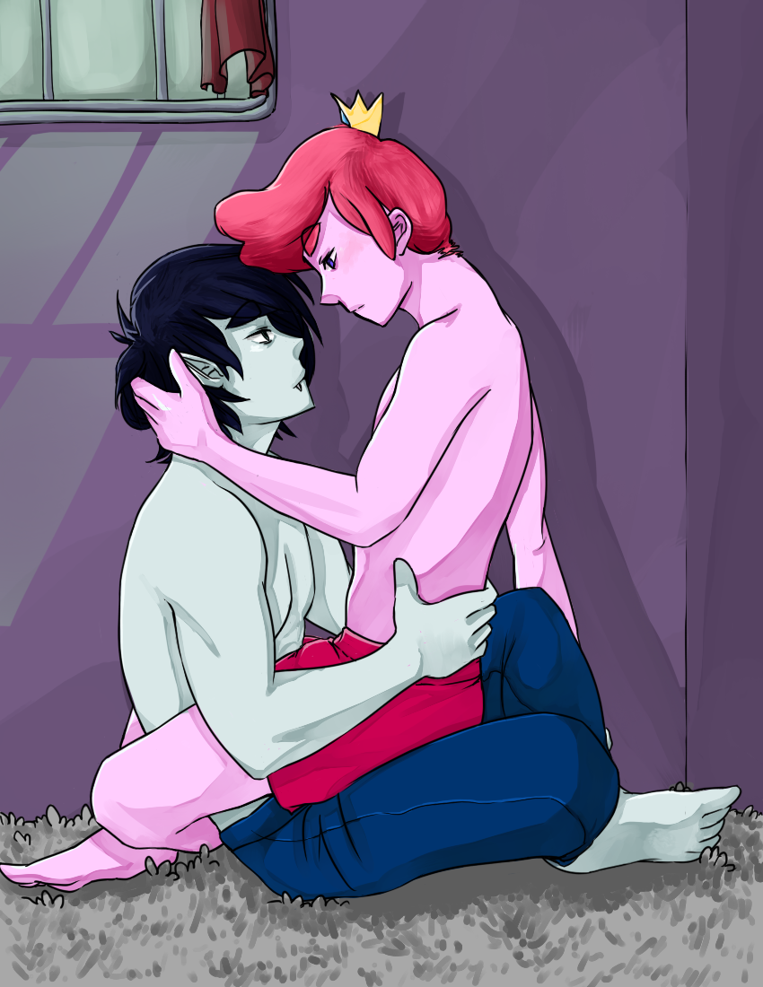 Marshall Lee and Prince Gumball