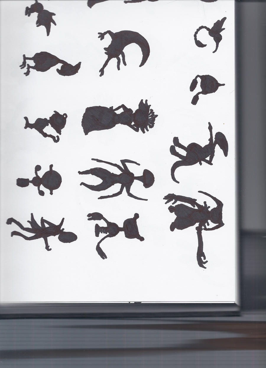 Shadow Characters by Bixran001 on DeviantArt